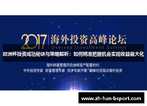 欧洲杯投资成功秘诀与策略解析：如何精准把握机会实现收益最大化